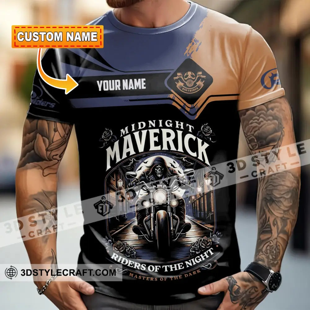 Unisex Shirt - Custom Midnight Maverick Riders Of The Night Shirt T-shirt