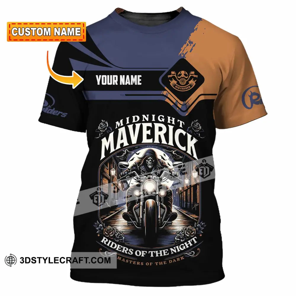Unisex Shirt - Custom Midnight Maverick Riders Of The Night Shirt T-shirt
