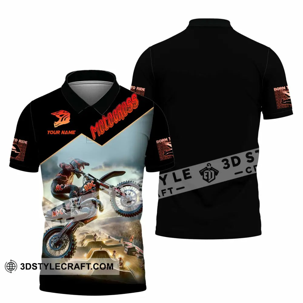 Unisex Shirt - Custom Motocross Shirt Polo Shirt / S T-shirt
