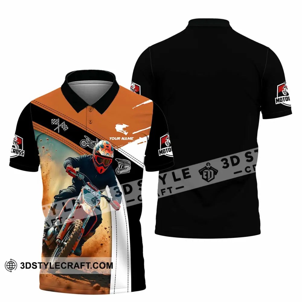 Unisex Shirt - Custom Motocross Shirt Polo Shirt / S T-shirt