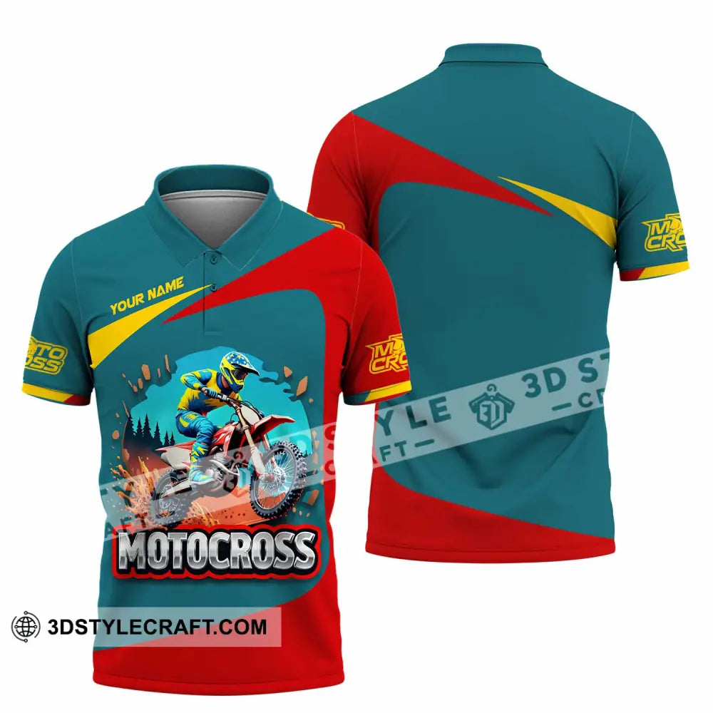 Unisex Shirt - Custom Motocross Shirt Polo Shirt / S T-shirt