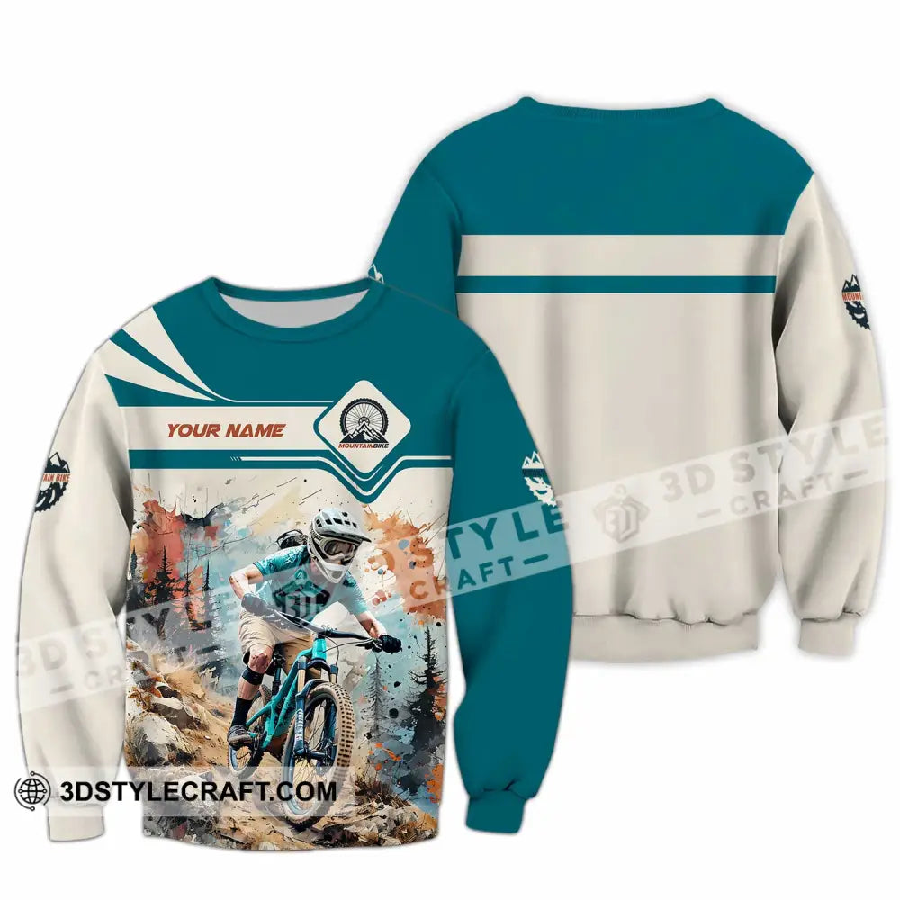 Unisex Shirt - Custom Mountain Bike Shirt Long Sleeve / S T-shirt
