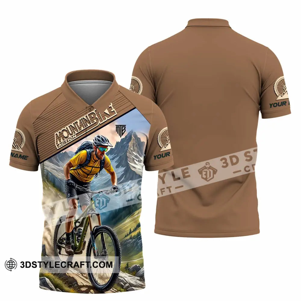 Unisex Shirt - Custom Mountain Bike Shirt Polo Shirt / S T-shirt