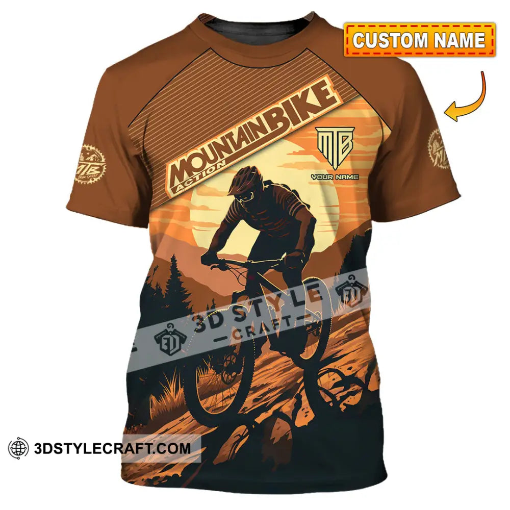 Unisex Shirt Custom Mountain Bike Shirt T shirt