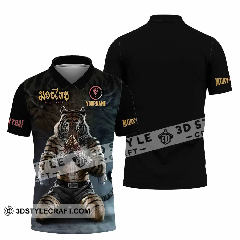Unisex Shirt - Custom Muay Thai Lover Sport Shirt Polo Shirt / S T-shirt