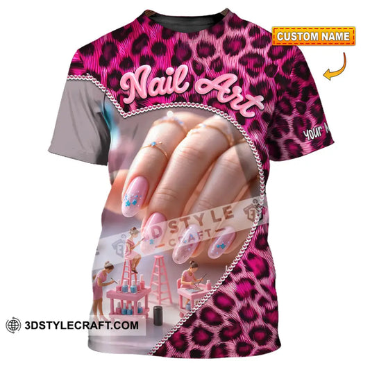 Unisex Shirt Custom Nails Artist Shirt T shirt