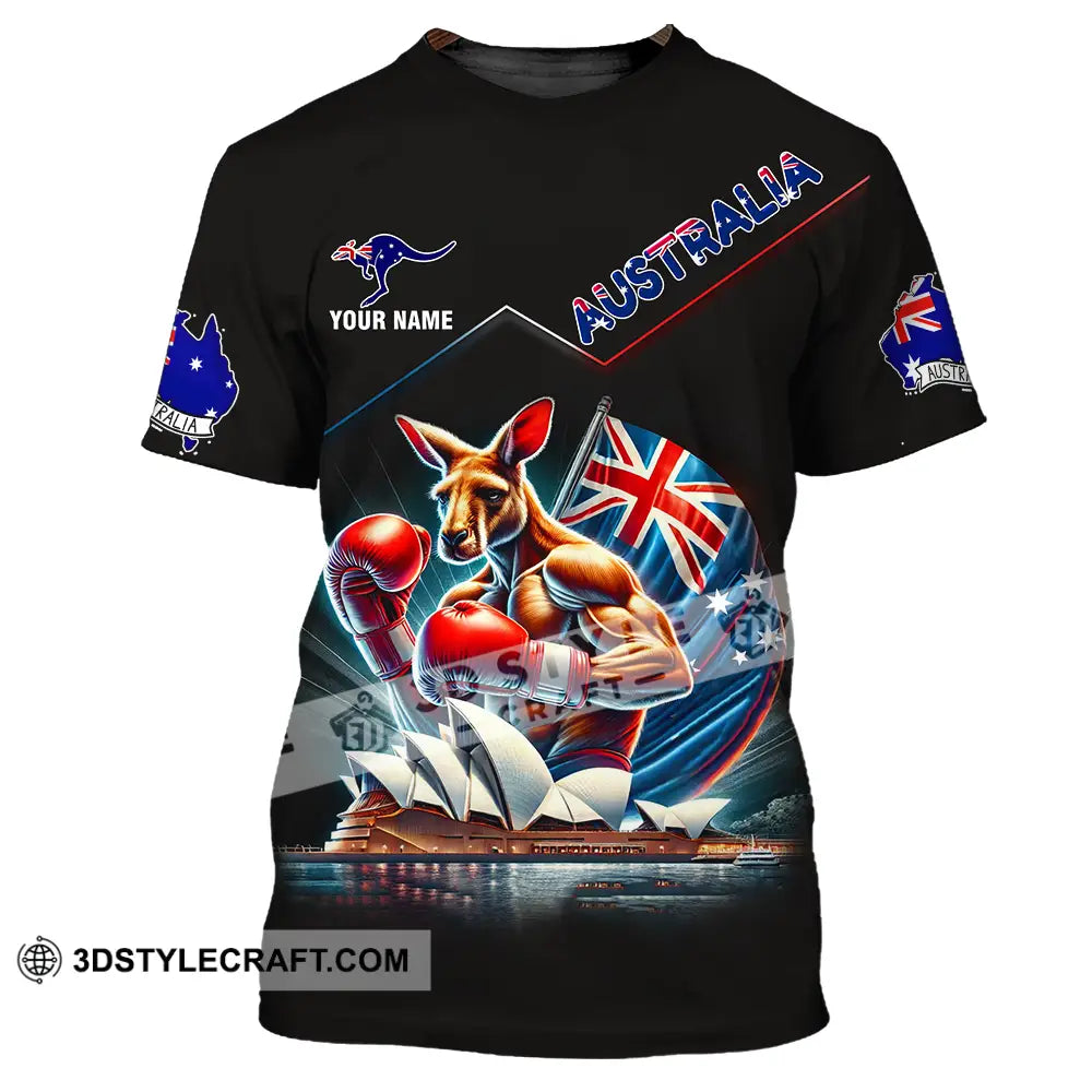 Unisex Shirt - Custom Name Australia T-Shirt / S T-Shirt