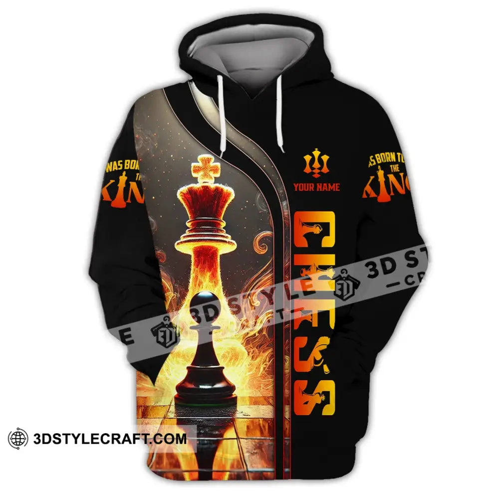 Unisex Shirt Custom Name Chess Gift For Lover Hoodie / S T-Shirt