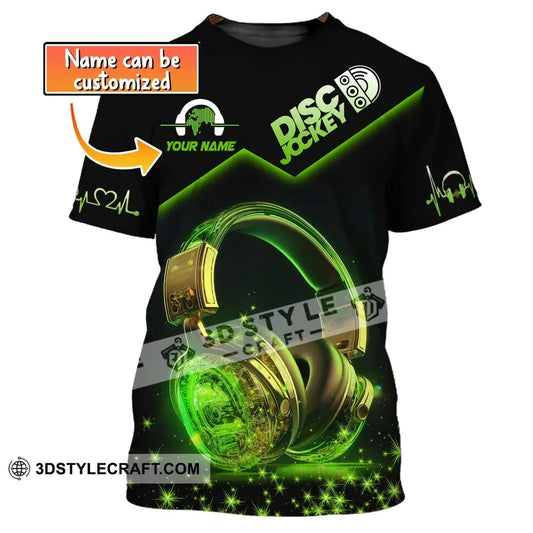 Unisex Shirt Custom Name Disc Jockey T-Shirt Music Lover Gift Dj Hoodie Polo