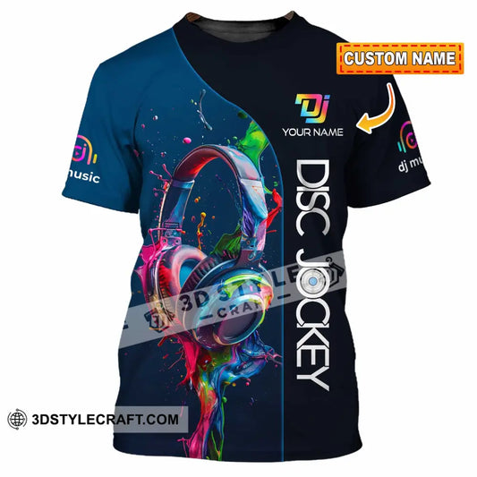 Unisex Shirt Custom Name Dj Hoodie Polo Long Sleeve T-Shirt