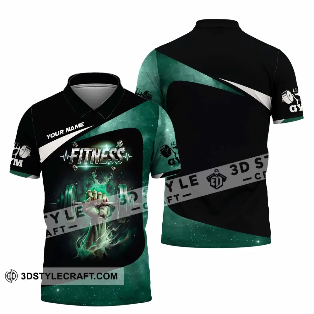 Unisex Shirt Custom Name Fitness Gym Lover Gift Polo / S T-Shirt