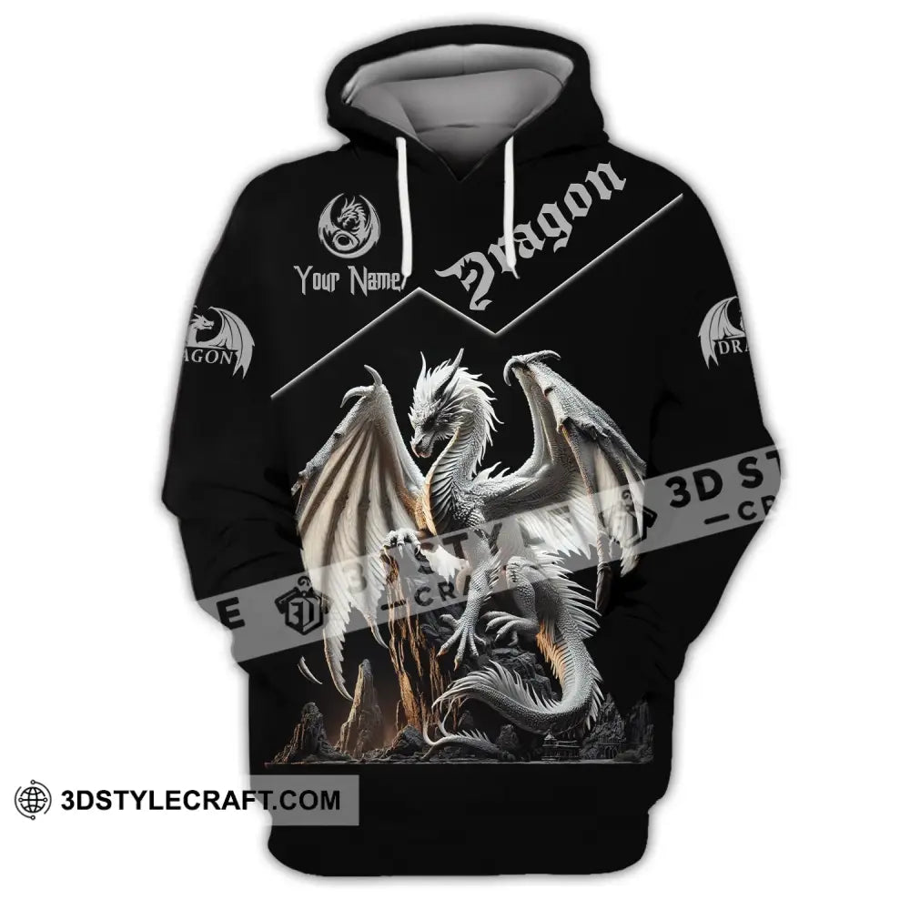 Unisex Shirt Custom Name For Dragon Lover T-Shirt Hoodie Long Sleeve / S T-Shirt