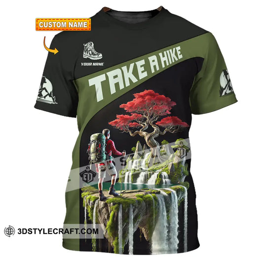 Unisex Shirt Custom Name Hiking Lover Gift T-Shirt