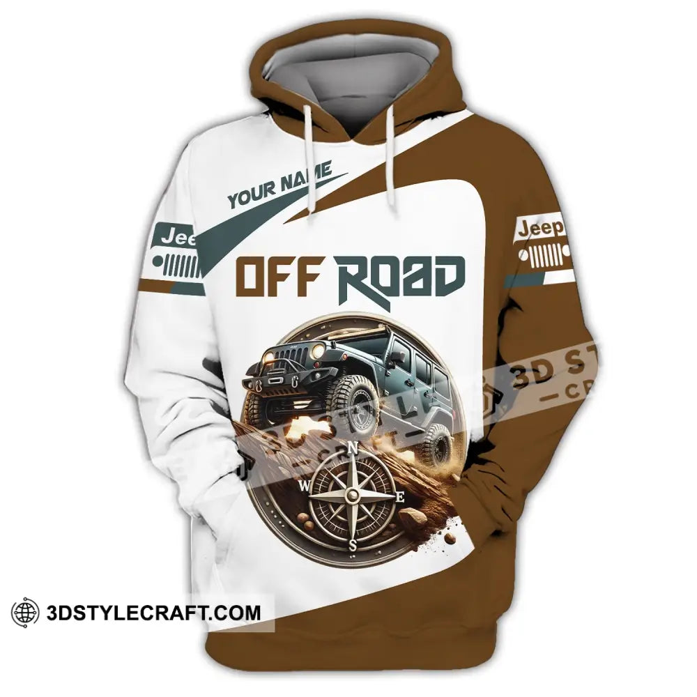 Unisex Shirt Custom Name Jeep Gladiator Polo Long Sleeve Hoodie / S T-Shirt