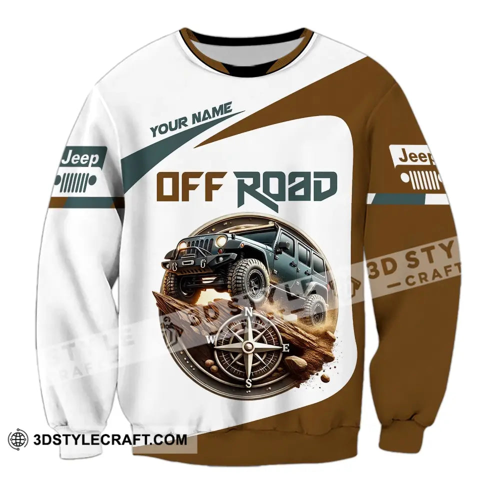 Unisex Shirt Custom Name Jeep Gladiator Polo Long Sleeve / S T-Shirt