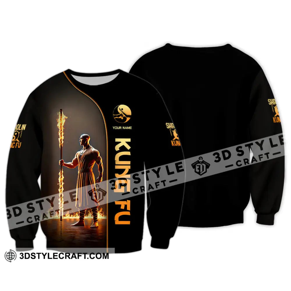 Unisex Shirt Custom Name Kung Fu Lover Gift Long Sleeve / S T-Shirt