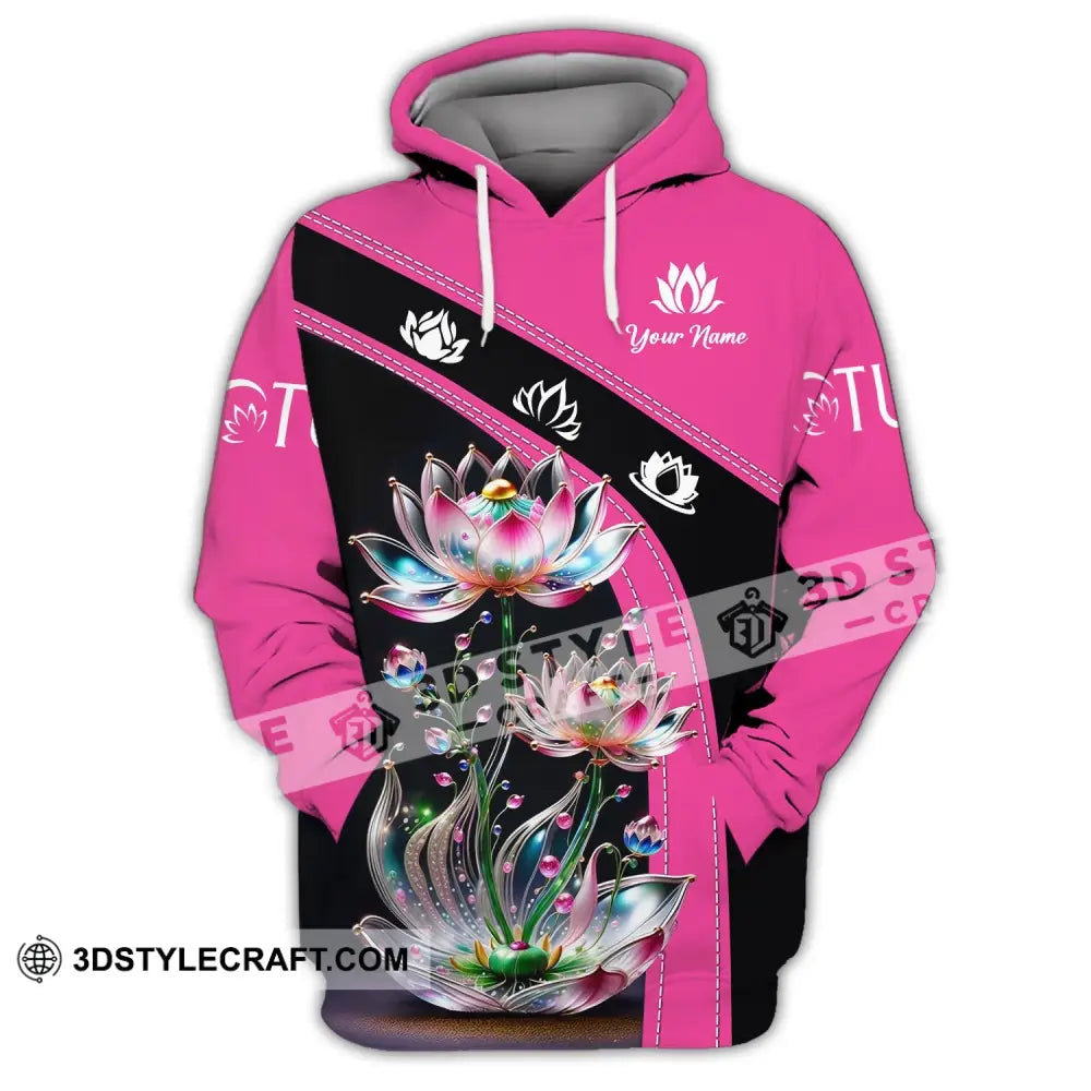 Unisex Shirt - Custom Name Lotus Hoodie / S T-Shirt