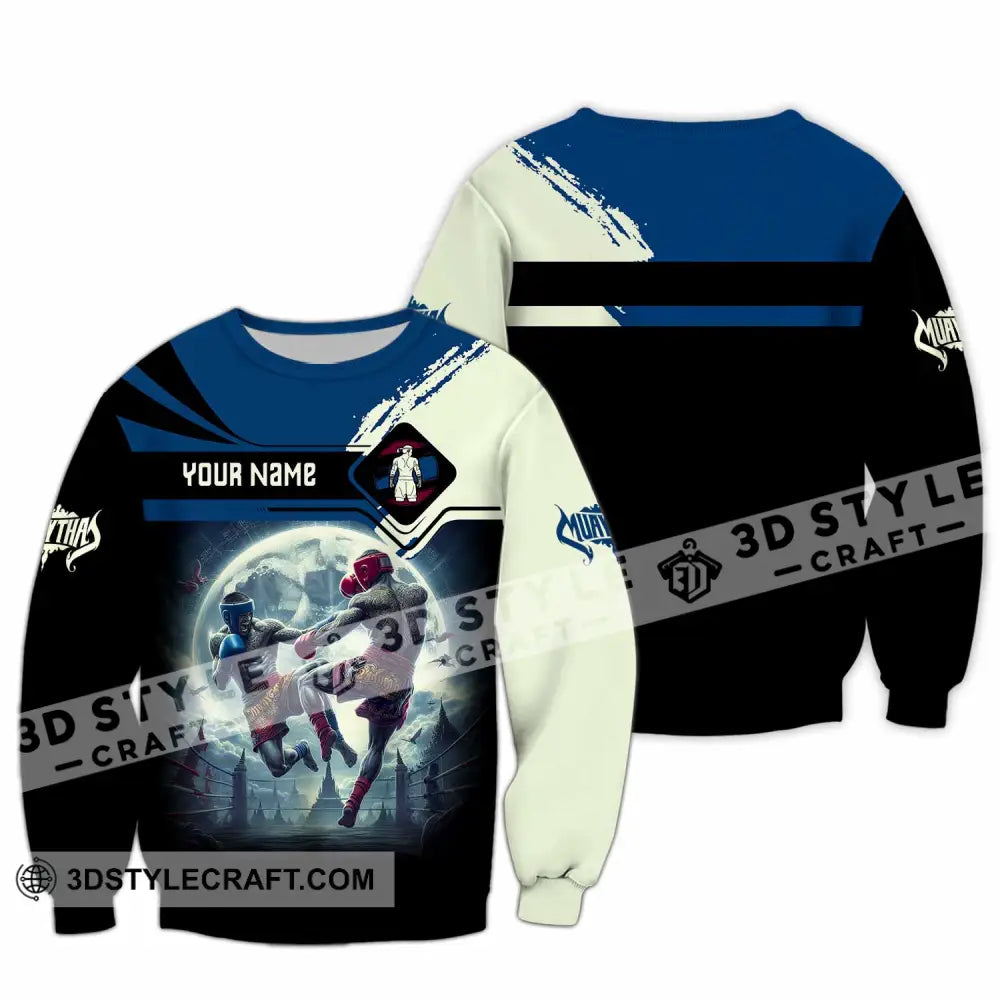Unisex Shirt Custom Name Muay Thai Polo Long Sleeve / S T-Shirt