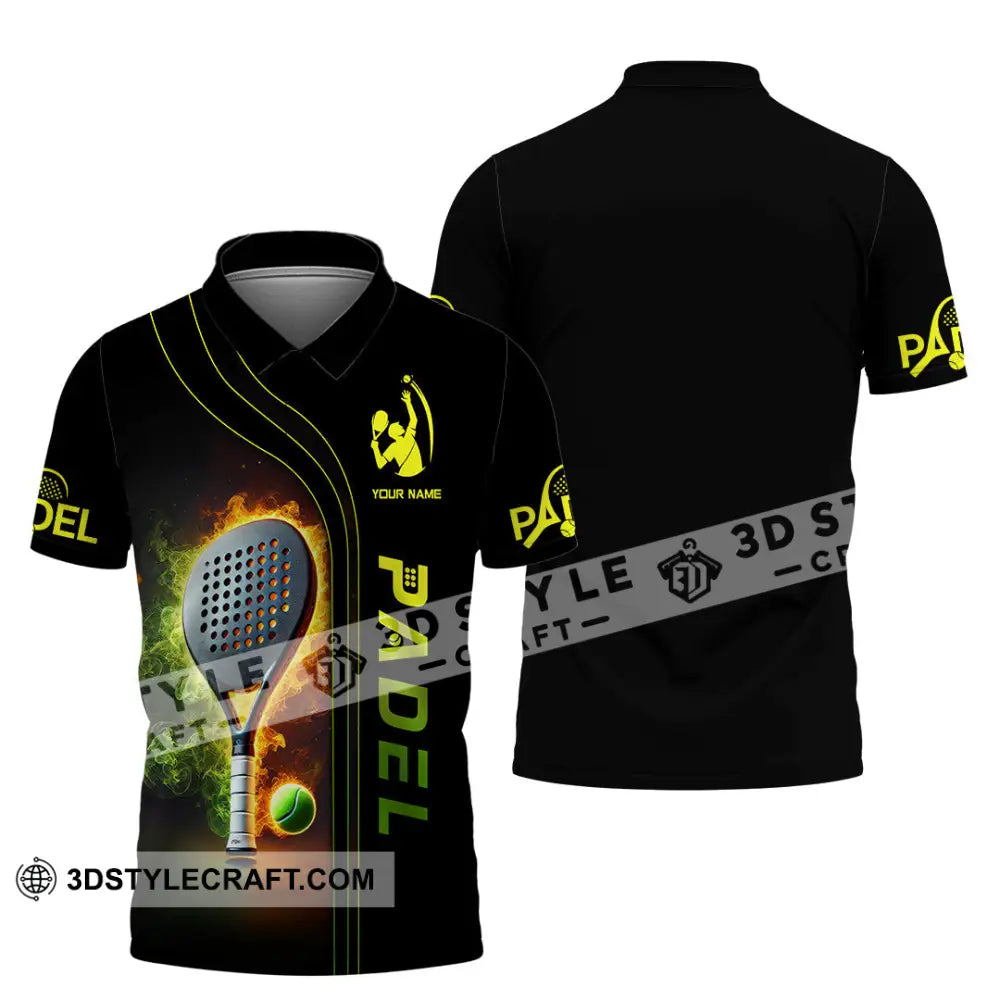 Unisex Shirt Custom Name Padel Christmas Gift Polo / S T-Shirt