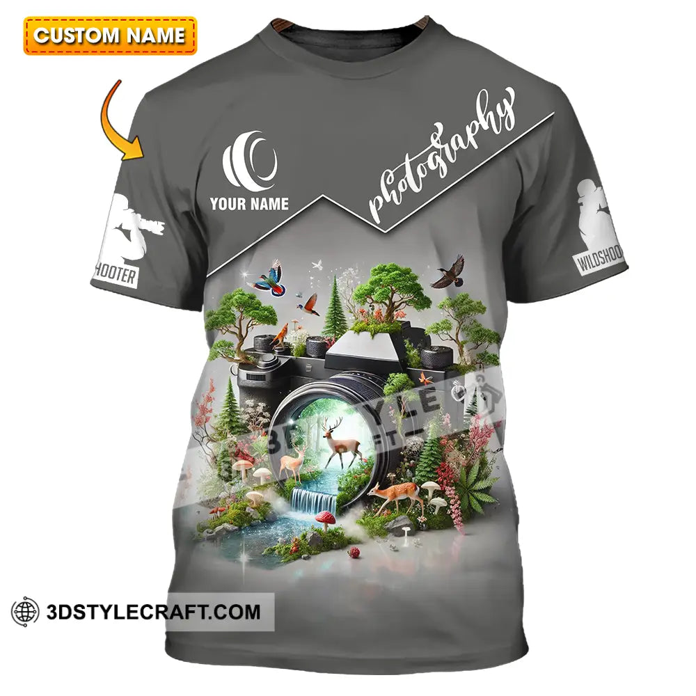Unisex Shirt - Custom Name Photography T-Shirt