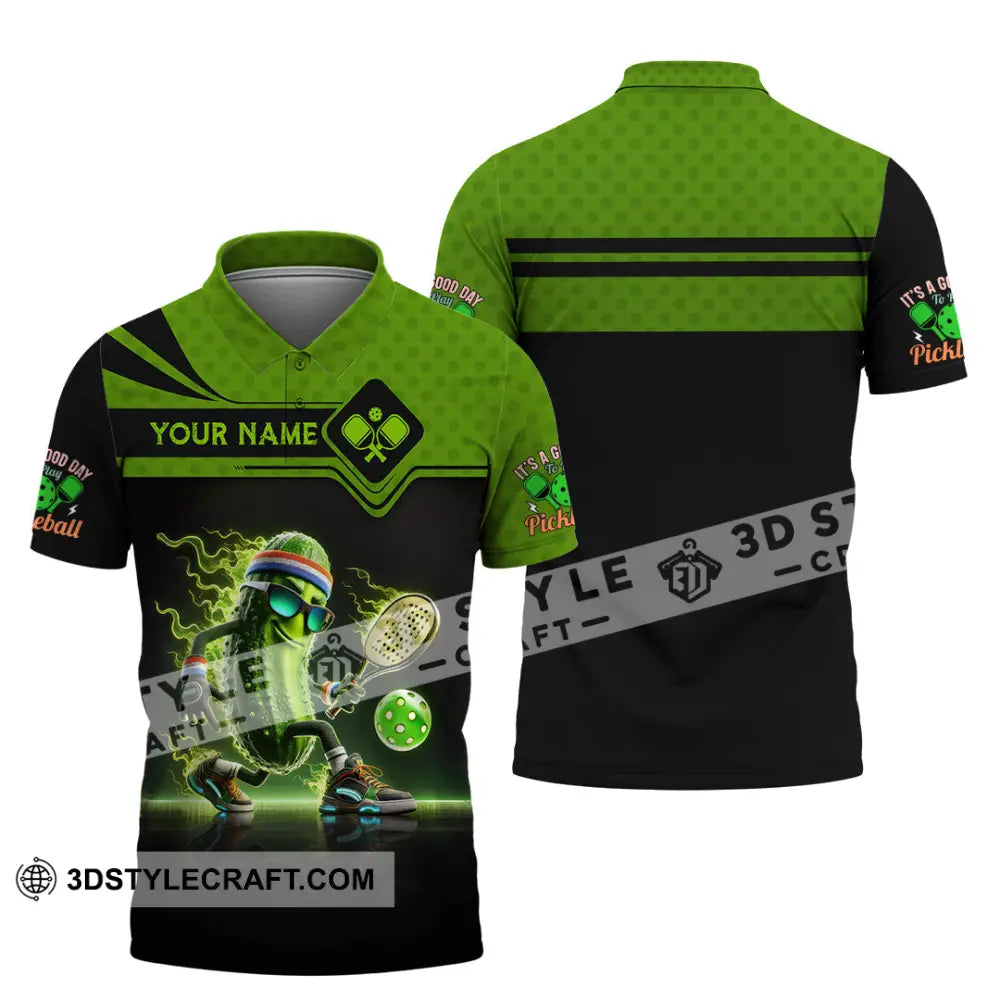 Unisex Shirt Custom Name Pickleball Lover Polo Long Sleeve Gift / S T-Shirt