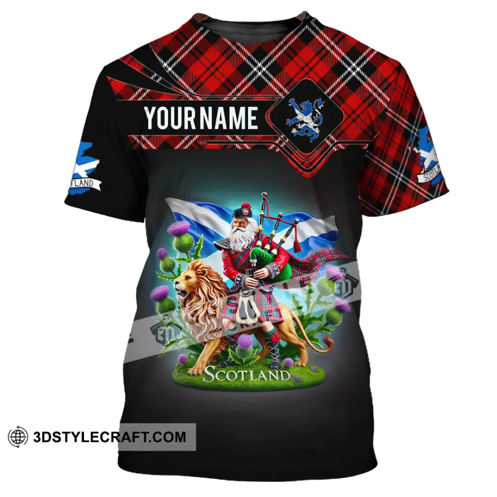 Unisex Shirt Custom Name Scotland Christmas Gift For Scottish T-Shirt / S T-Shirt