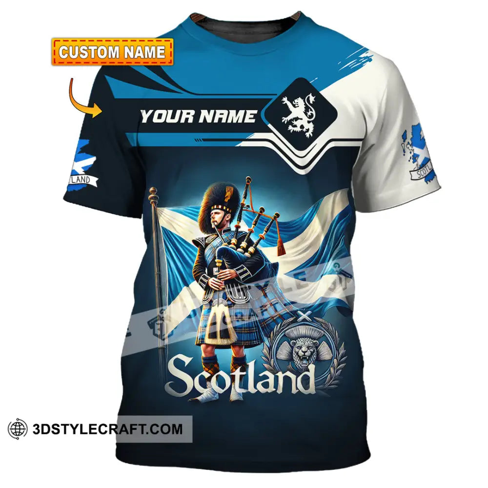 Unisex Shirt Custom Name Scotland Gift For Scottish T-Shirt