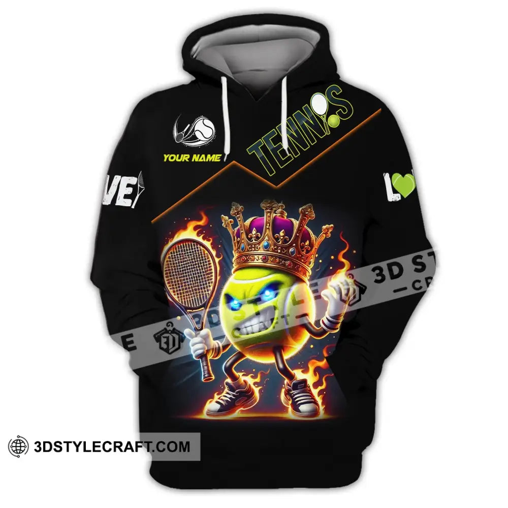 Unisex Shirt Custom Name Tennis Polo Long Sleeve Hoodie / S T-Shirt