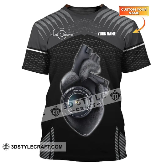 Unisex Shirt Custom Photographer Photo Camera Hoodie T-Shirt For Photographers T-Shirt / S