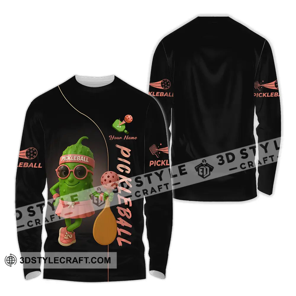 Unisex Shirt - Custom Pickleball Shirt Long Sleeve Shirt / S T-shirt