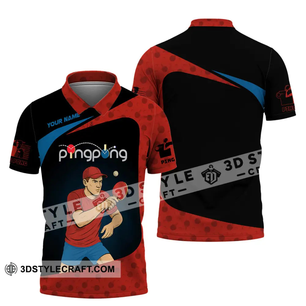 Unisex Shirt - Custom Ping Pong Shirt Polo Shirt / S T-shirt