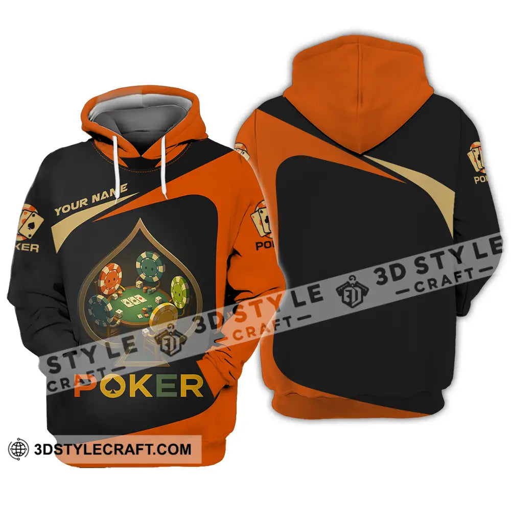 Unisex Shirt - Custom Poker Shirt Hoodie / S T-shirt