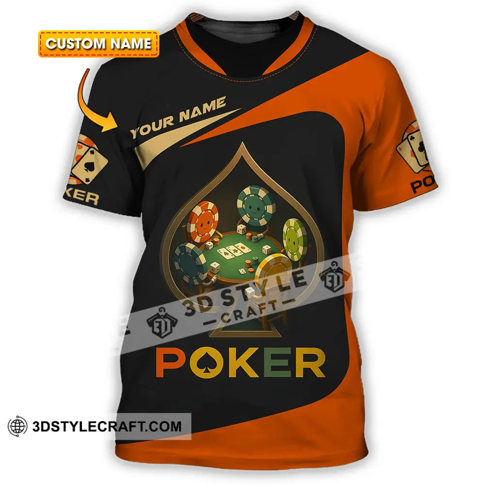 Unisex Shirt - Custom Poker Shirt T-shirt