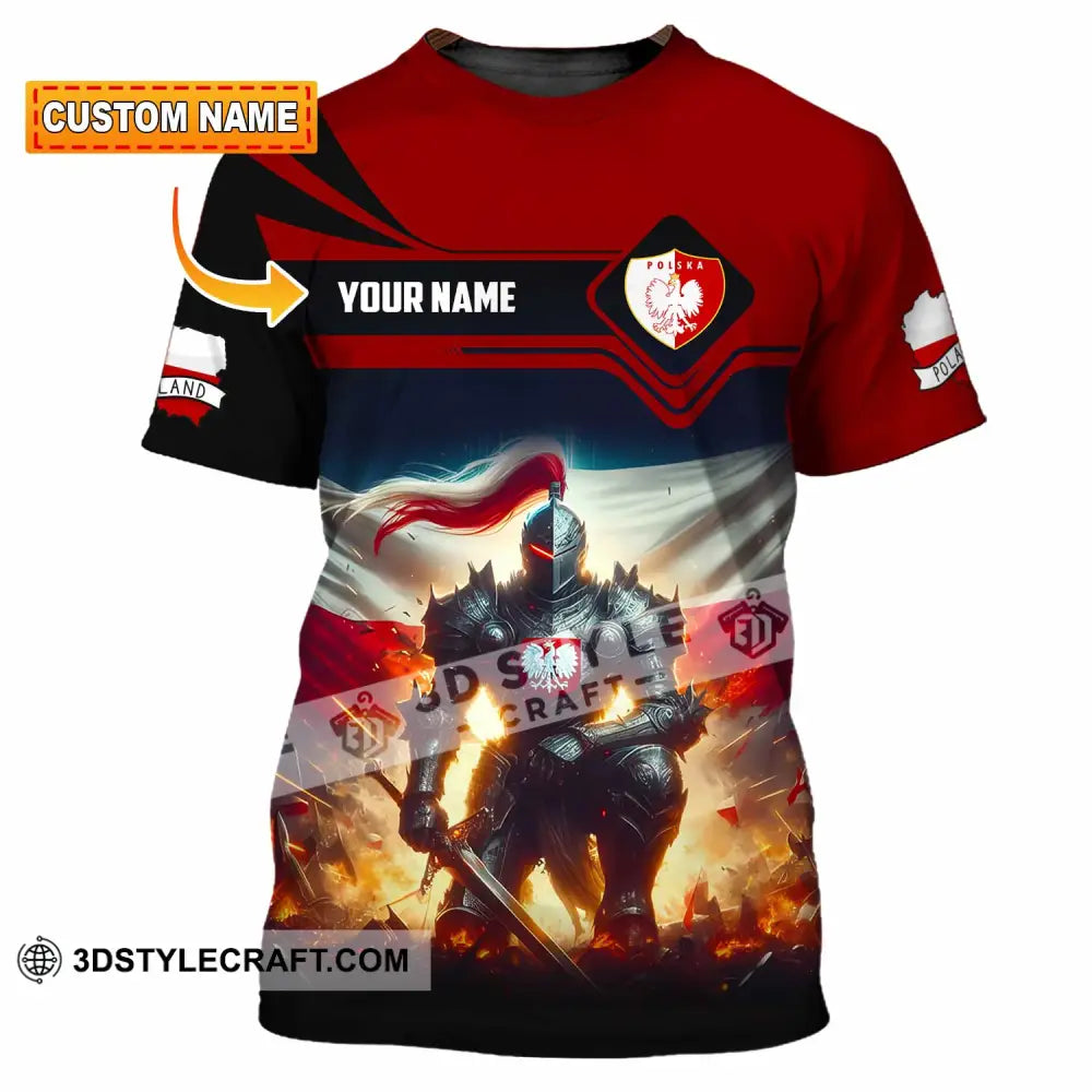 Unisex Shirt - Custom Polska Poland Shirt T-shirt