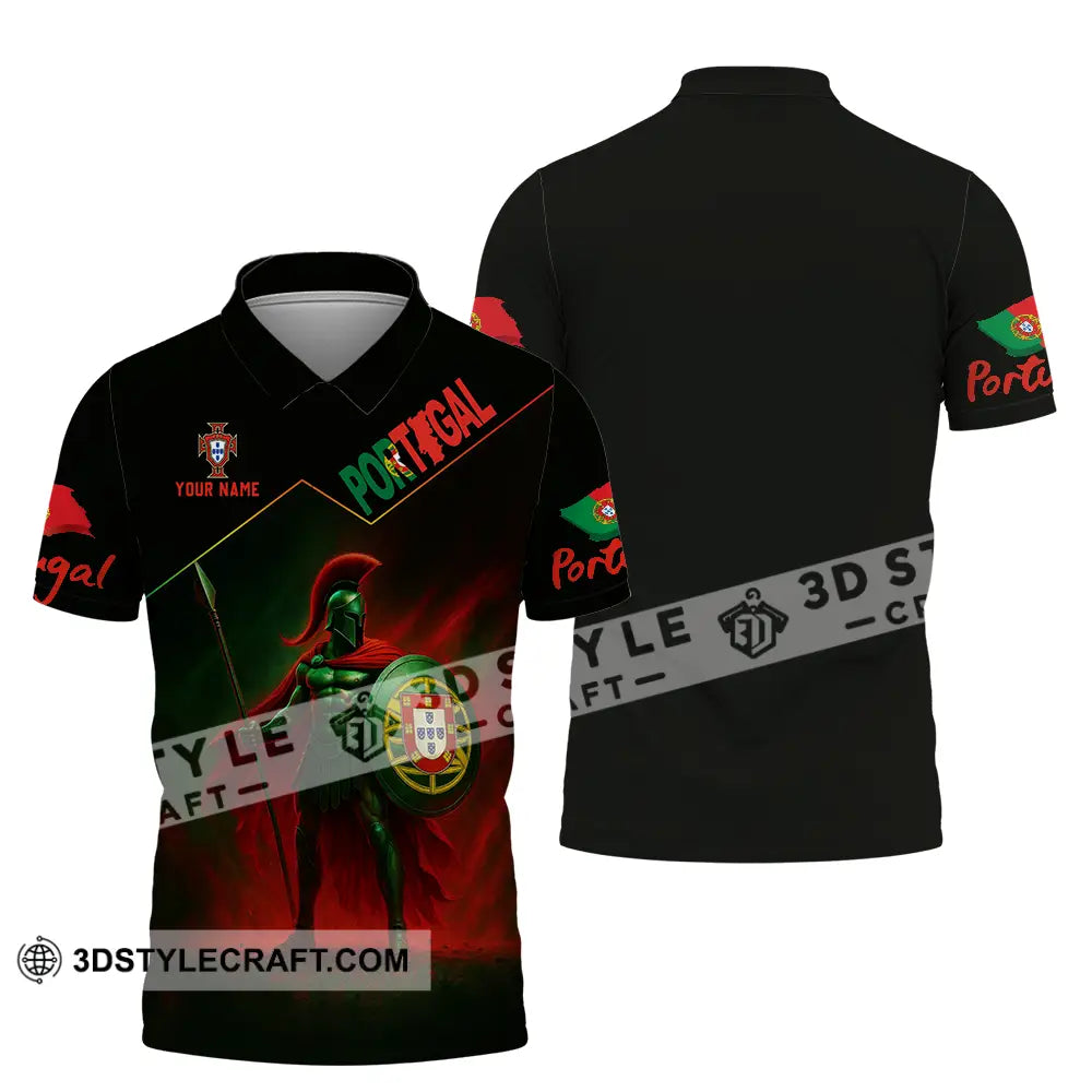 Unisex Shirt - Custom Portugal Warrior Shirt Polo Shirt / S T-shirt