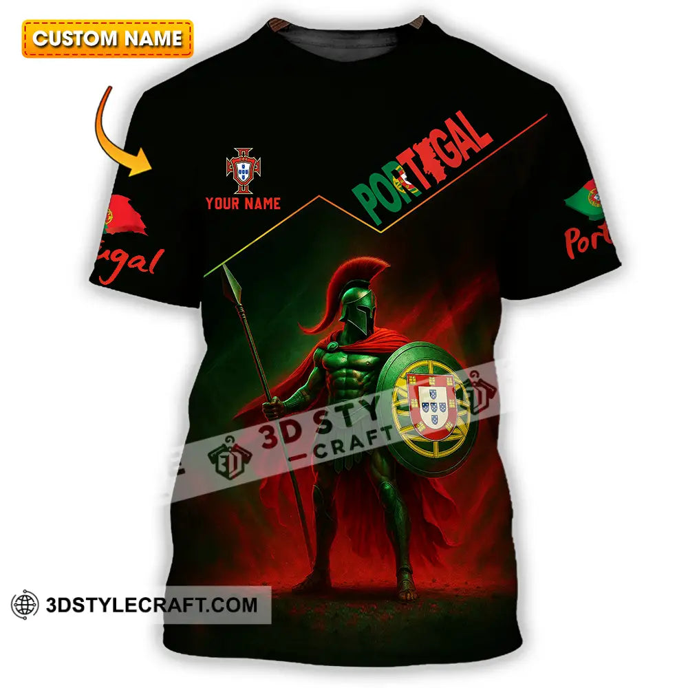Unisex Shirt - Custom Portugal Warrior Shirt T-shirt