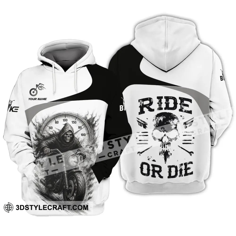 Unisex Shirt - Custom Ride Or Die Rider Shirt Hoodie / S T-shirt