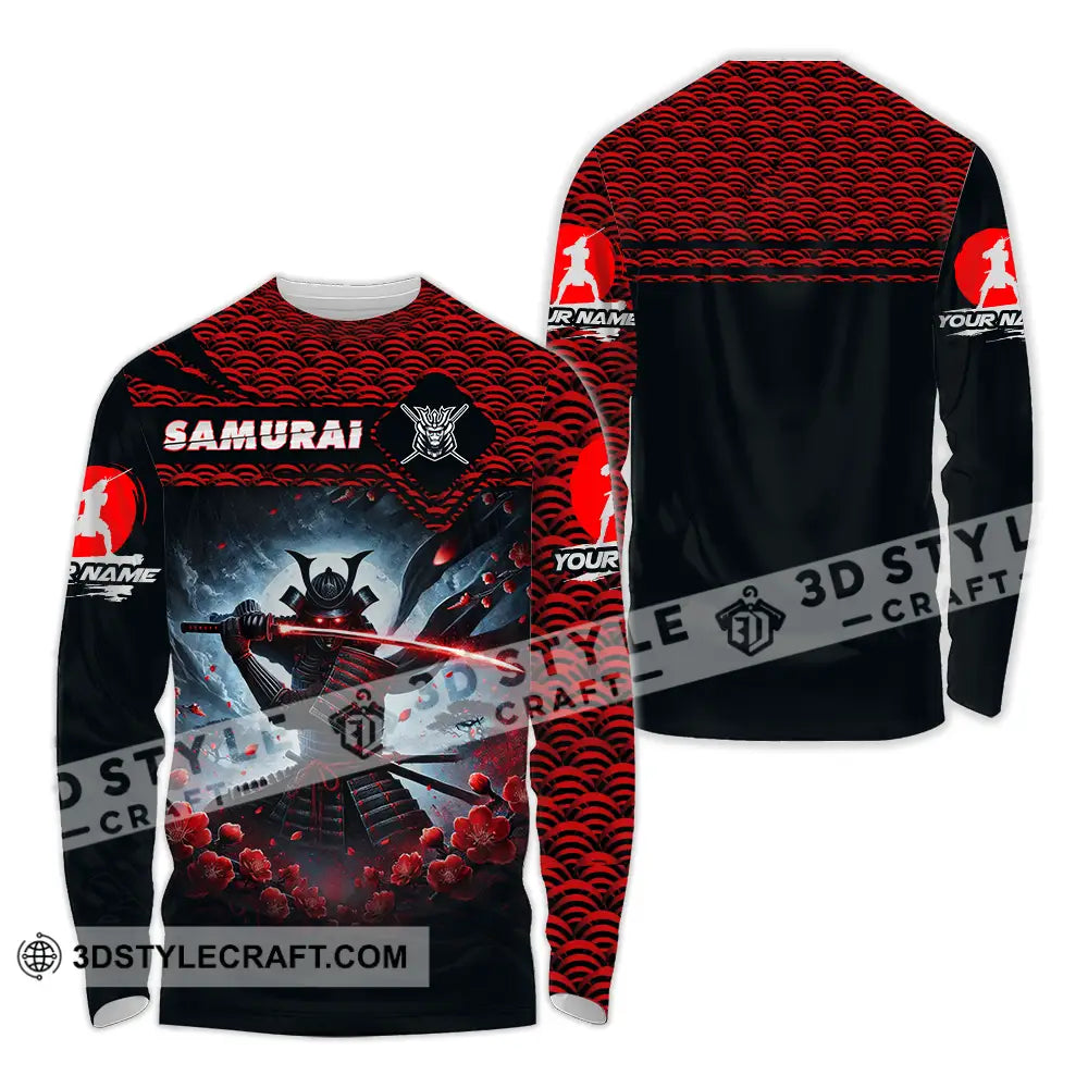 Unisex Shirt - Custom Samurai Shirt Long Sleeve Shirt / S T-shirt