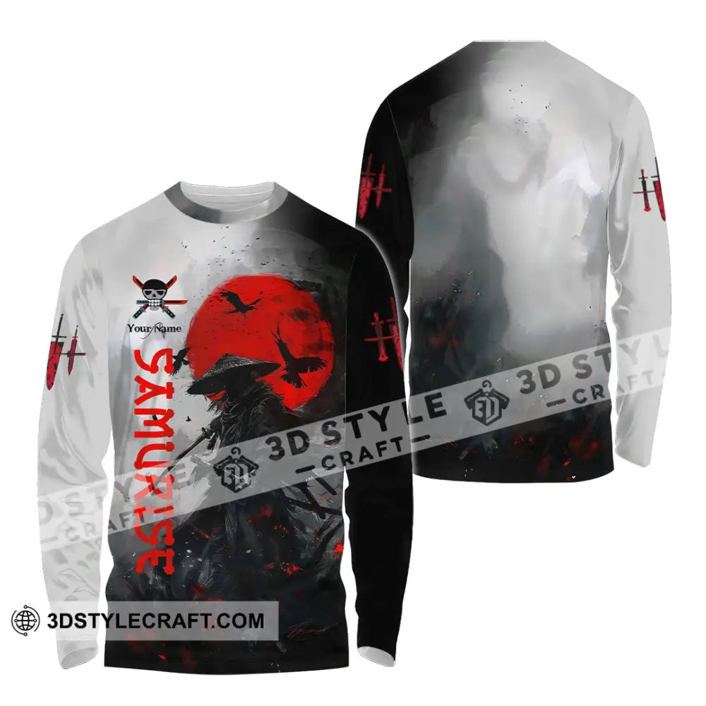 Unisex Shirt - Custom Samurai Shirt Long Sleeve Shirt / S T-shirt