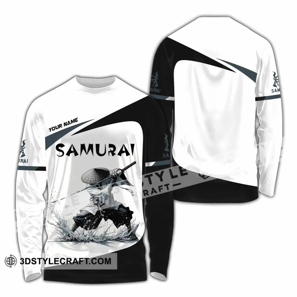 Unisex Shirt Custom Samurai Shirt Long Sleeve Shirt / S T shirt