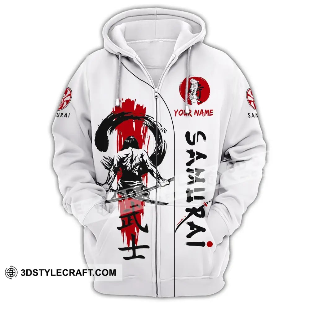 Unisex Shirt - Custom Samurai Shirt Zipper Hoodie / S T-shirt