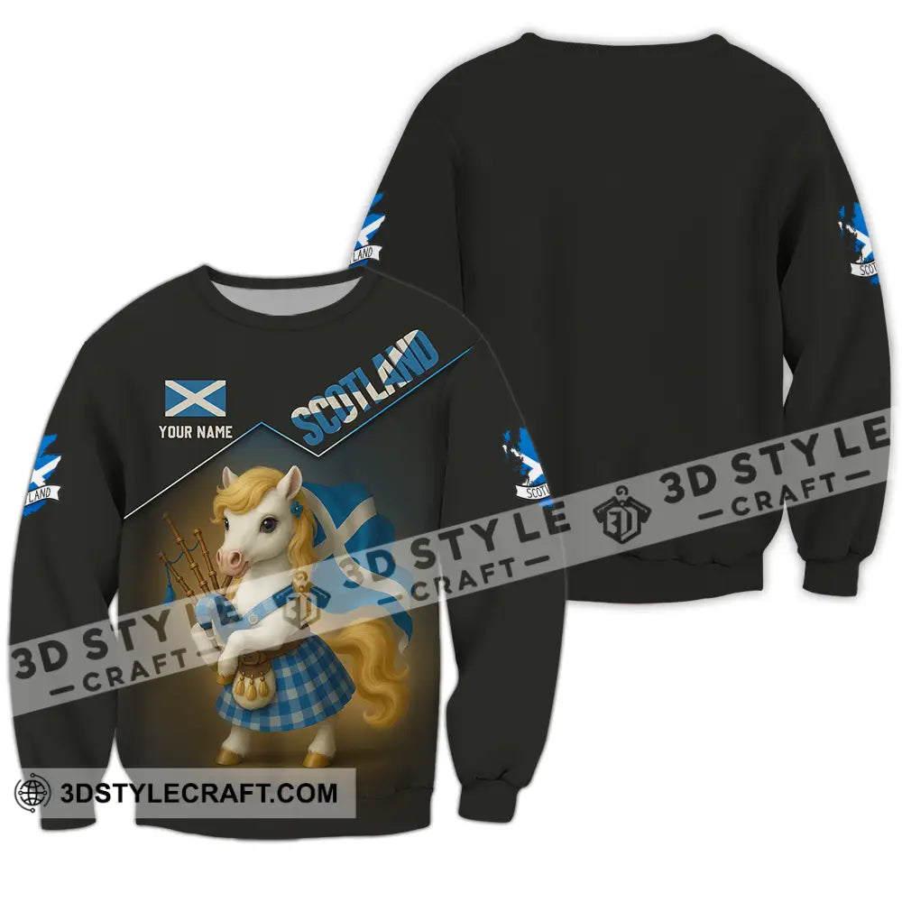 Unisex Shirt - Custom Scotland Shirt Long Sleeve / S T-shirt