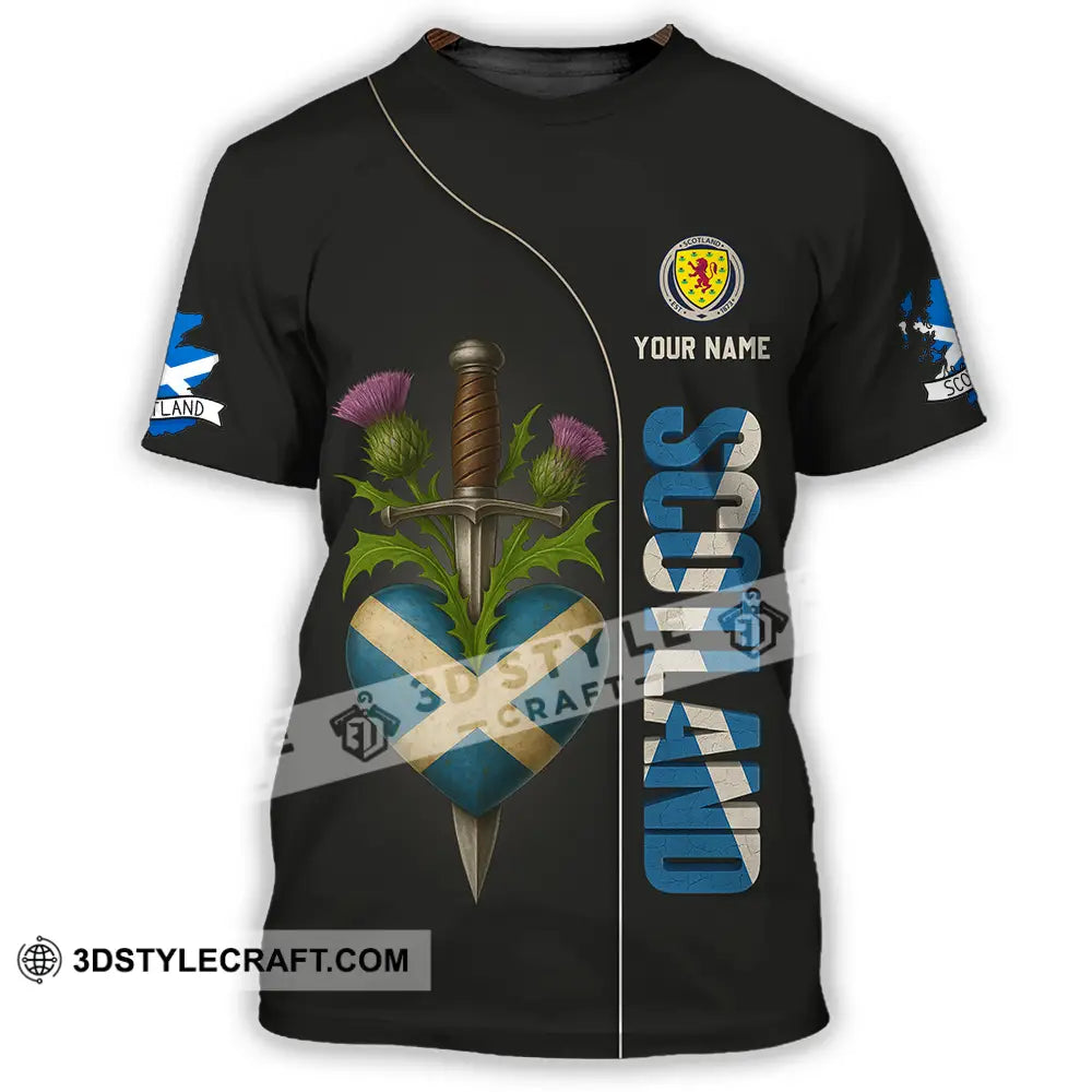 Unisex Shirt - Custom Scotland Shirt T-Shirt / S T-shirt