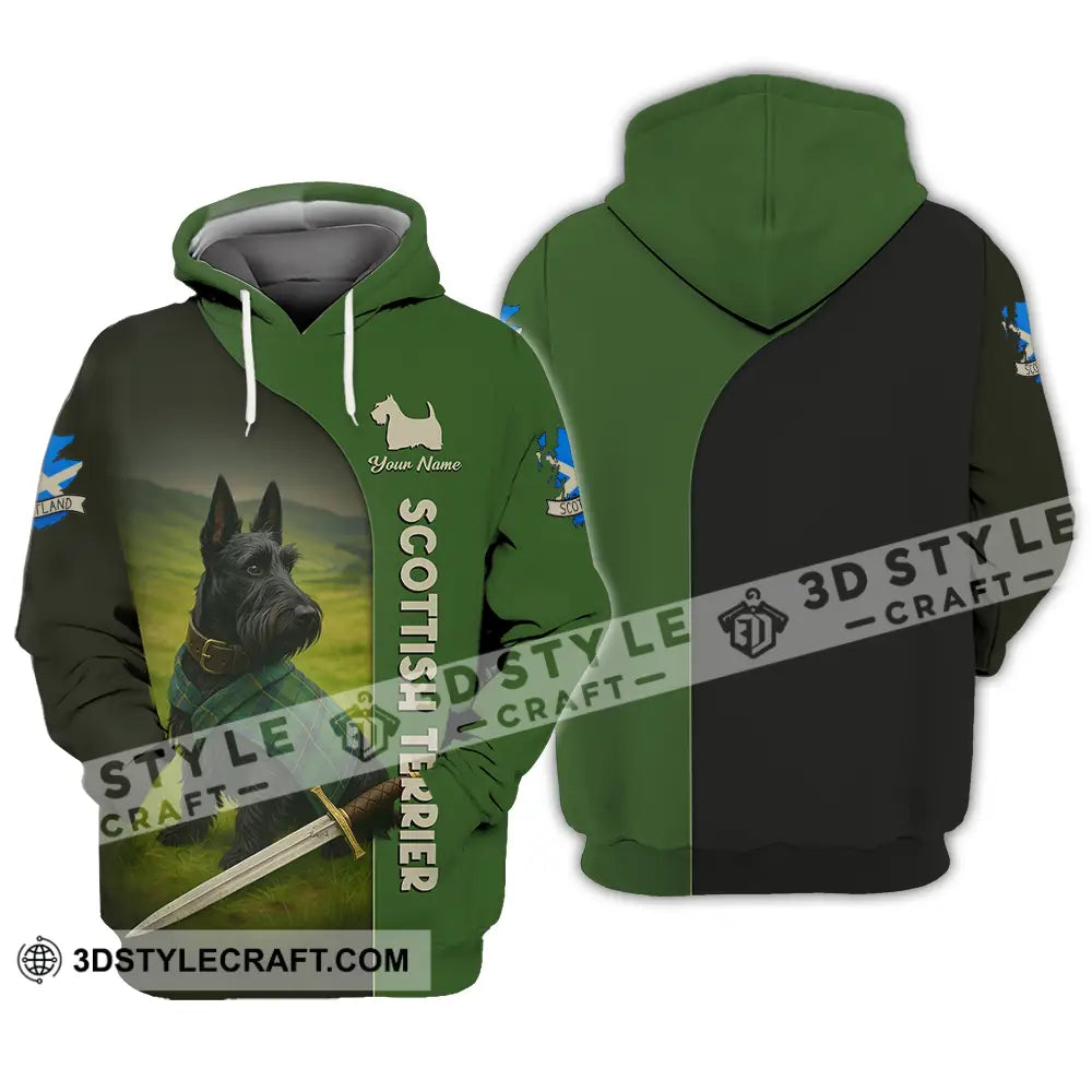 Unisex Shirt - Custom Scotland Terrier Pet Lover Shirt Hoodie / S T-shirt
