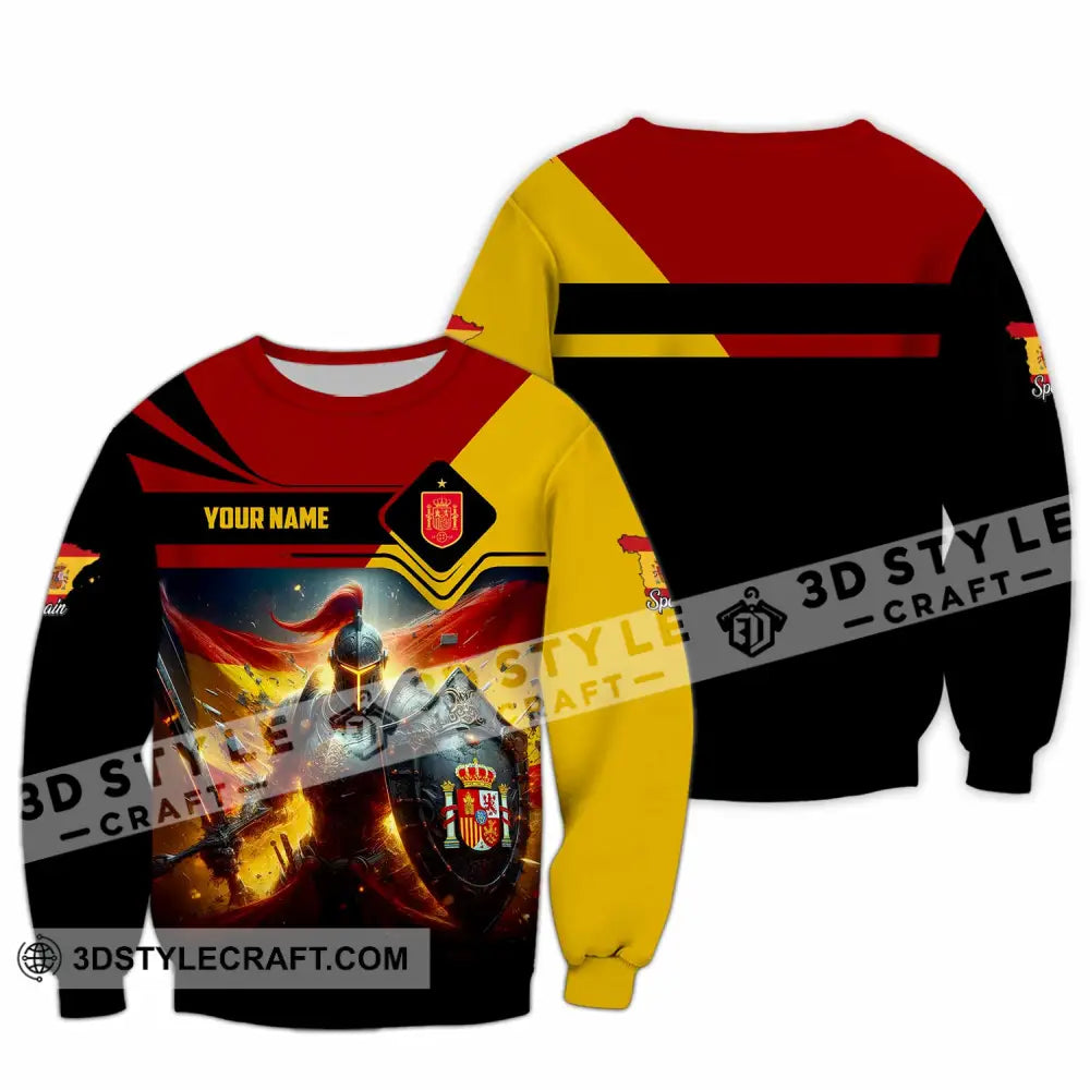 Unisex Shirt - Custom Spain Shirt Long Sleeve / S T-shirt