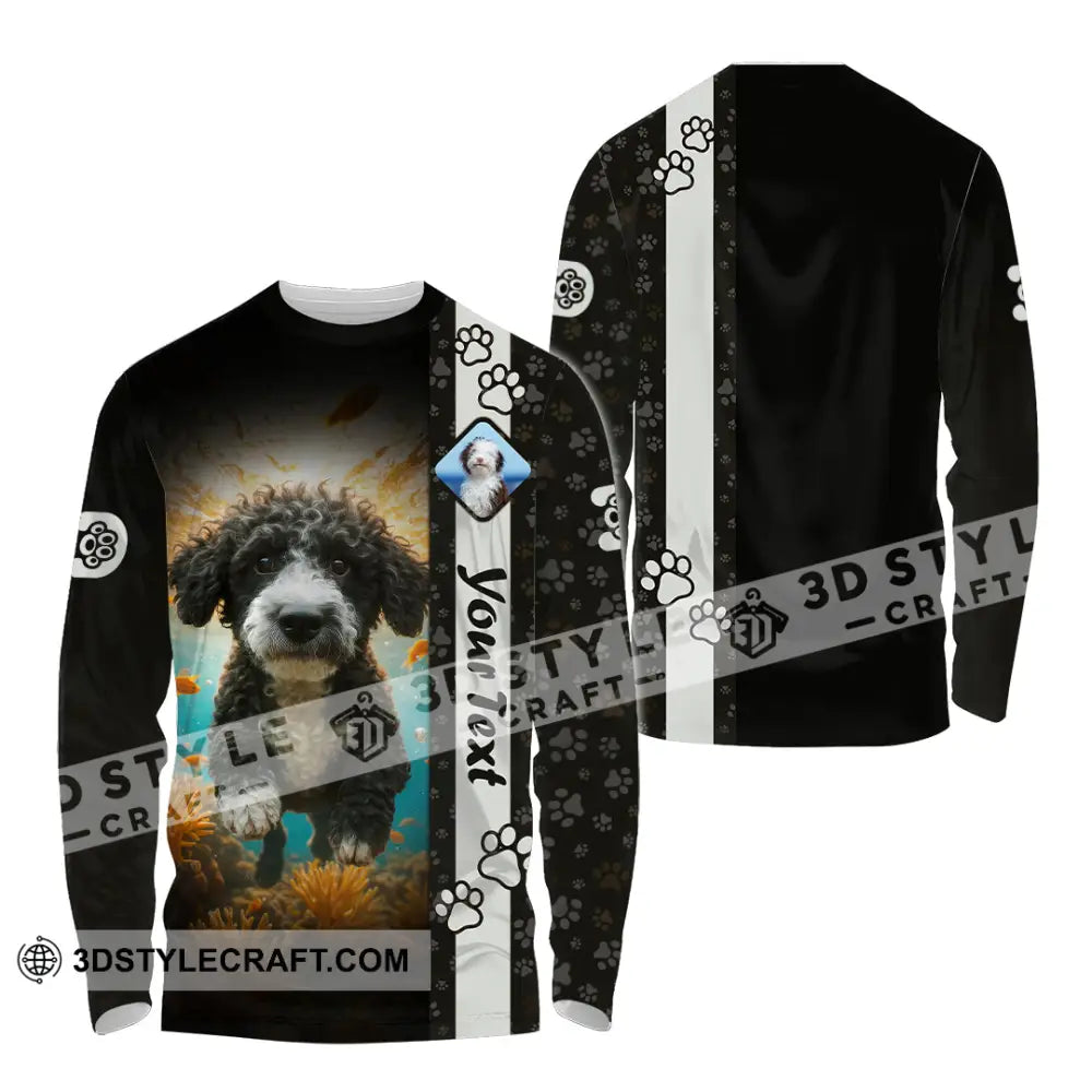 Unisex Shirt - Custom Spanish Water Pet Lover Shirt Long Sleeve Shirt / S T-shirt