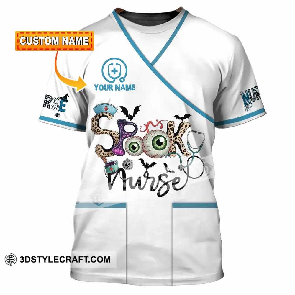 Unisex Shirt - Custom Spooky Nurse Halloween Shirt T-shirt