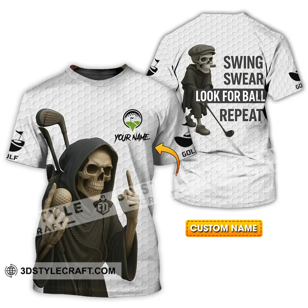 Unisex Shirt - Custom Swing Swear Look For Ball Repeat Shirt T-shirt