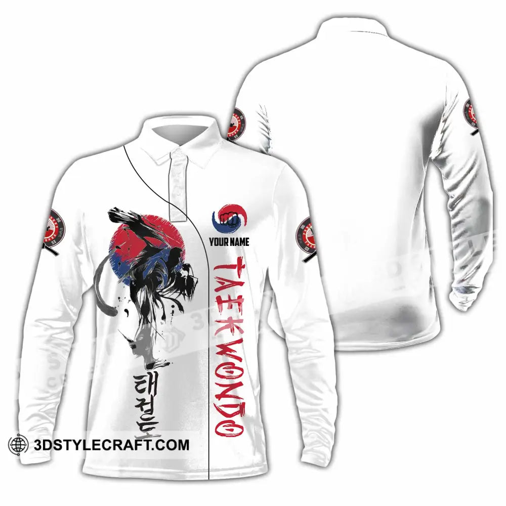 Unisex Shirt - Custom Taekwondo Shirt Long Sleeve Polo / S T-shirt