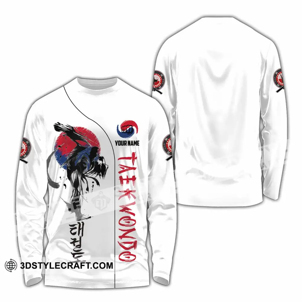 Unisex Shirt - Custom Taekwondo Shirt Long Sleeve Shirt / S T-shirt